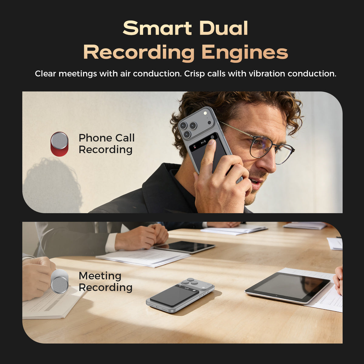 Govos AI Voice Recorder with GPT Transcription & Meeting Notes