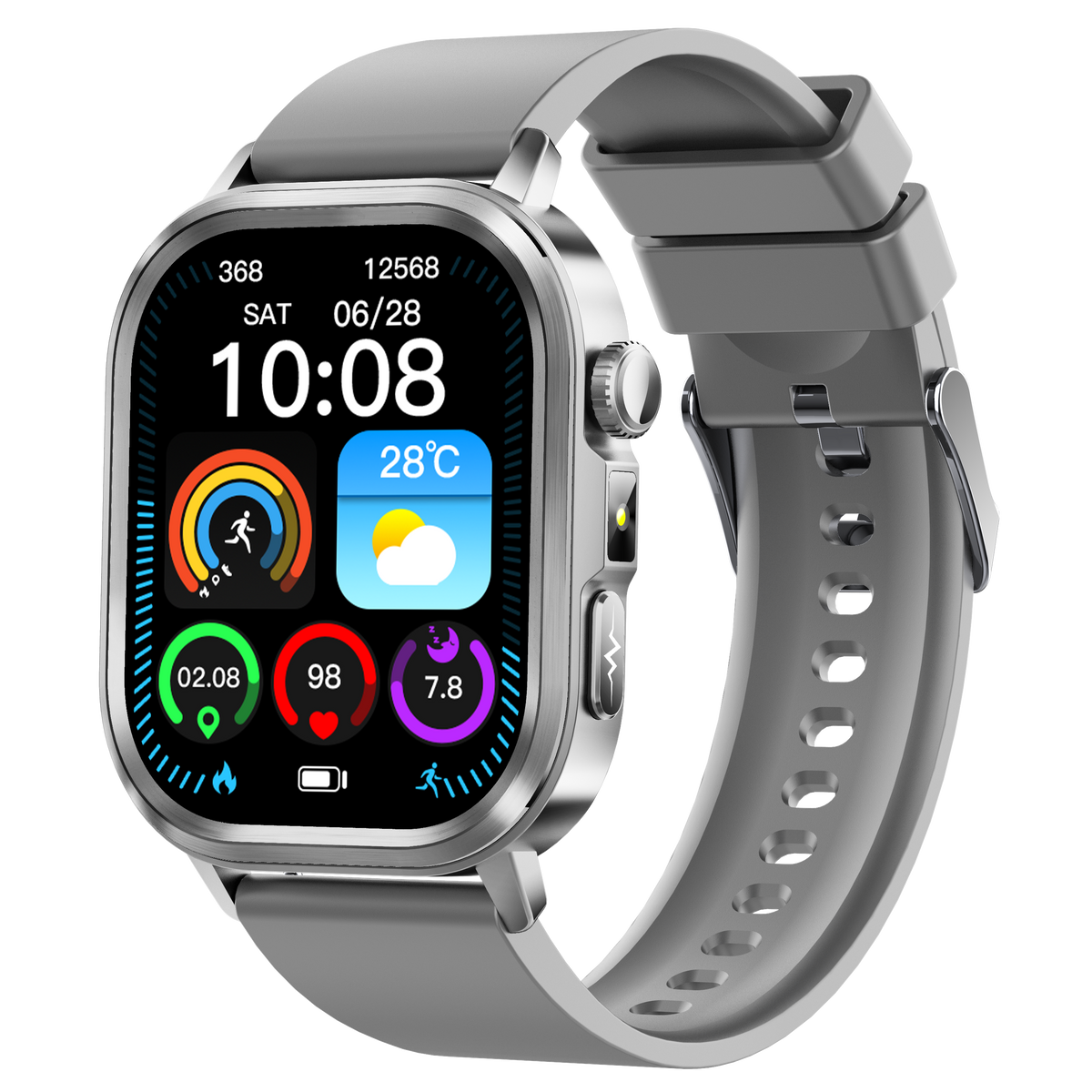 Govos ET473 AI Smart Health Watch with ECG & Micro Health Checkup
