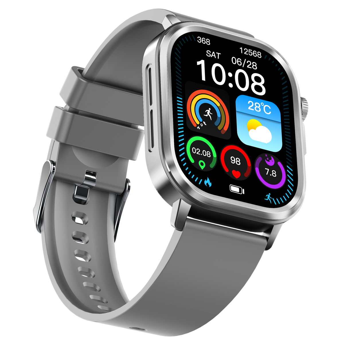 Govos ET473 AI Smart Health Watch with ECG & Micro Health Checkup