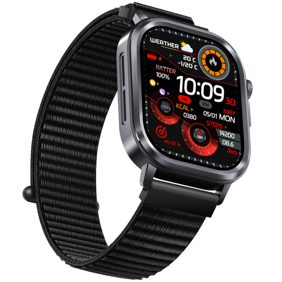 Govos ET473 AI Smart Health Watch with ECG & Micro Health Checkup