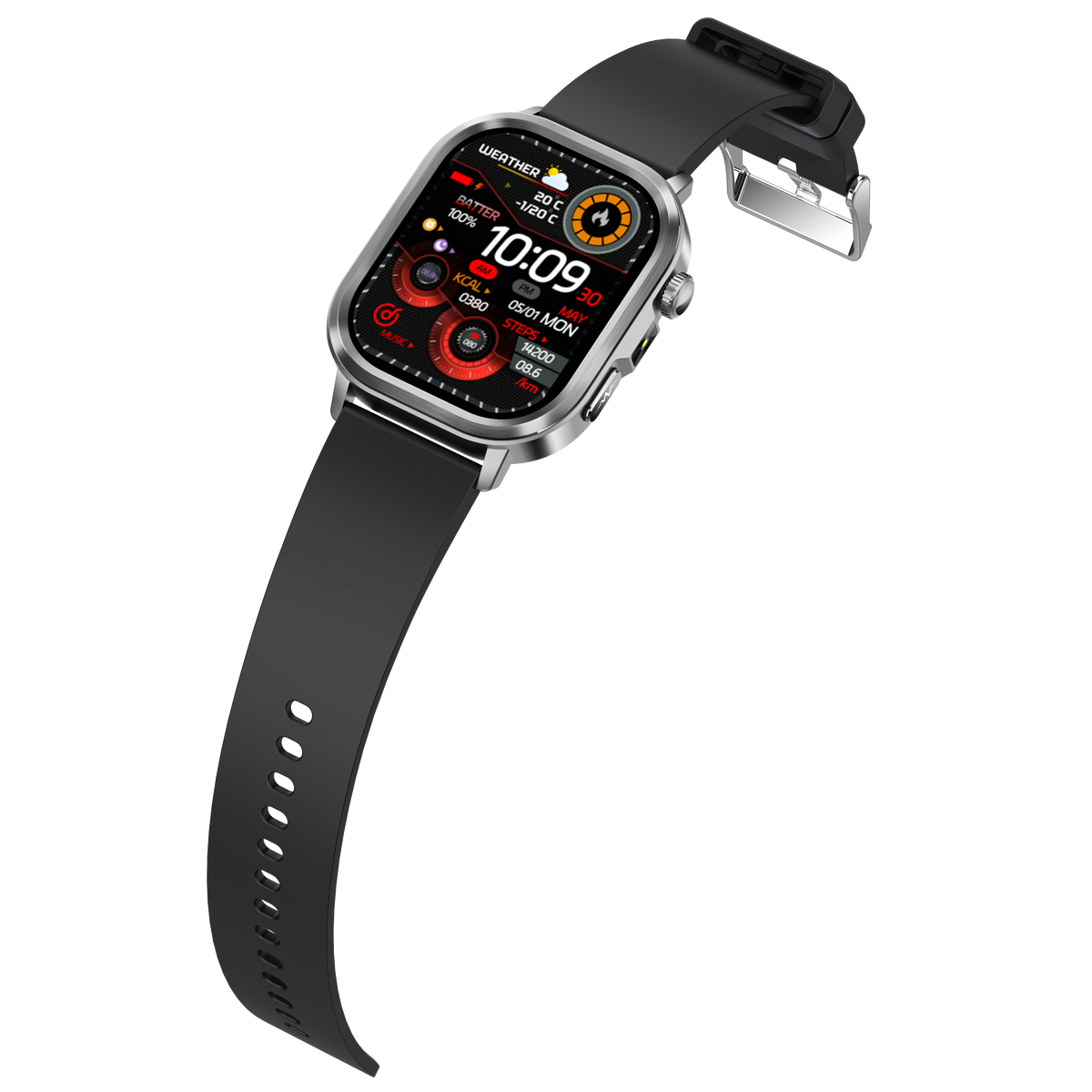 Govos ET473 AI Smart Health Watch with ECG & Micro Health Checkup
